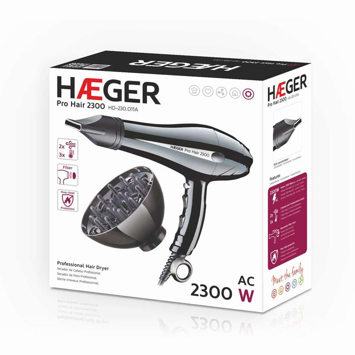 EAN 5608475015328 - Haeger Pro Hair secador 2300 W Negro imagen 5