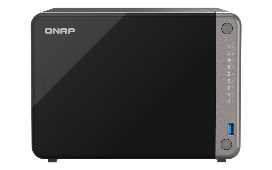 EAN 4711103084335 - QNAP TS-AI642-8G servidor de almacenamiento NAS Torre ARM Cortex-A76 8 GB Negro imagen 1