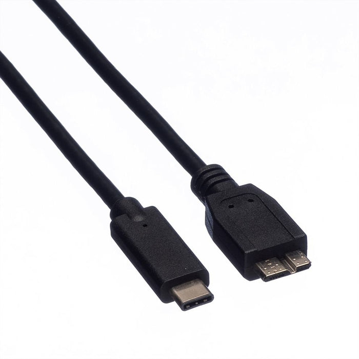 EAN 7611990131730 - ROLINE 11.02.9006 cable USB USB 3.2 Gen 1 (3.1 Gen 1) 1 m USB C Micro-USB B Negro imagen 2