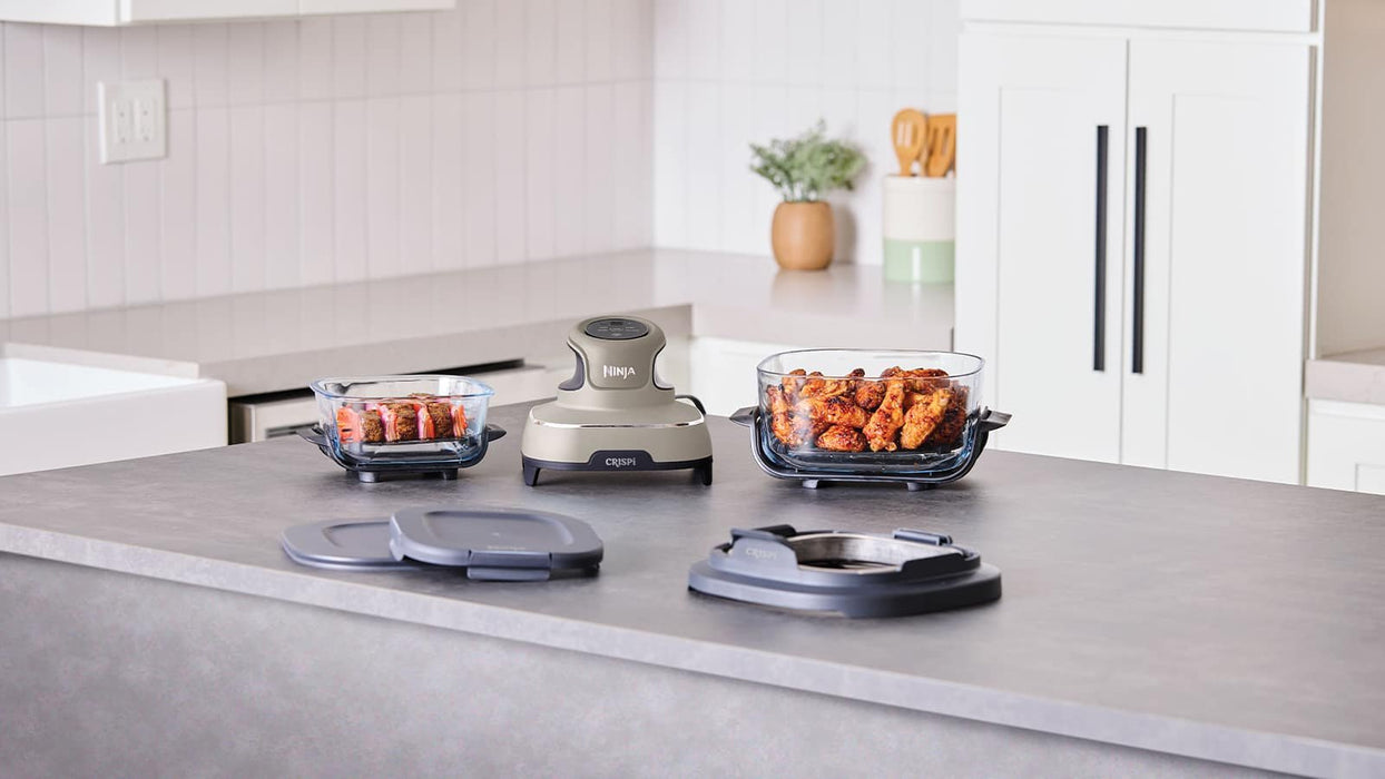 EAN 622356317610 - Ninja CRISPi Sencillo 3,8 L 1700 W Freidora de aire caliente Gris, Color piedra, Transparente imagen 6