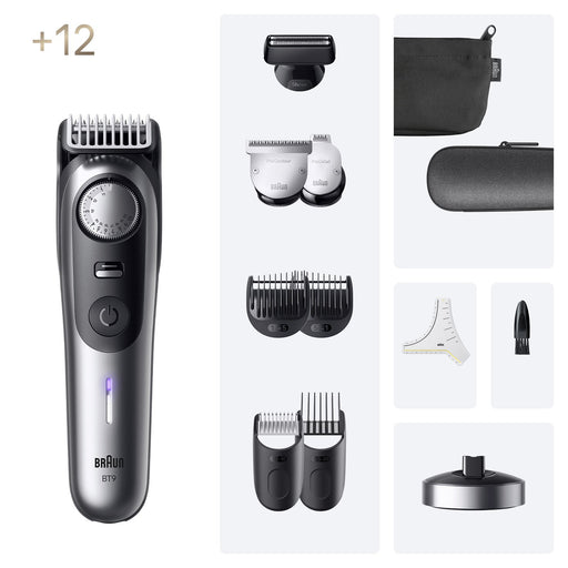 EAN 7500435244855 - Braun BeardTrimmer 9 BT9560 Batería 52 2 cm Mojado y seco Negro, Gris imagen 2
