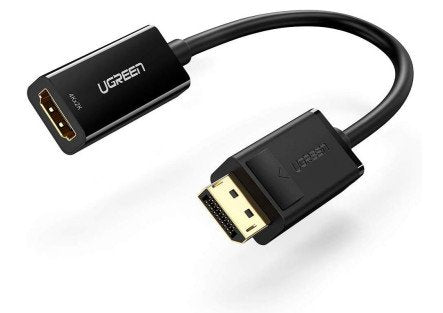 EAN 6957303843633 - Ugreen 40363 adaptador de cable de vídeo 0,25 m DisplayPort HDMI Negro imagen 1