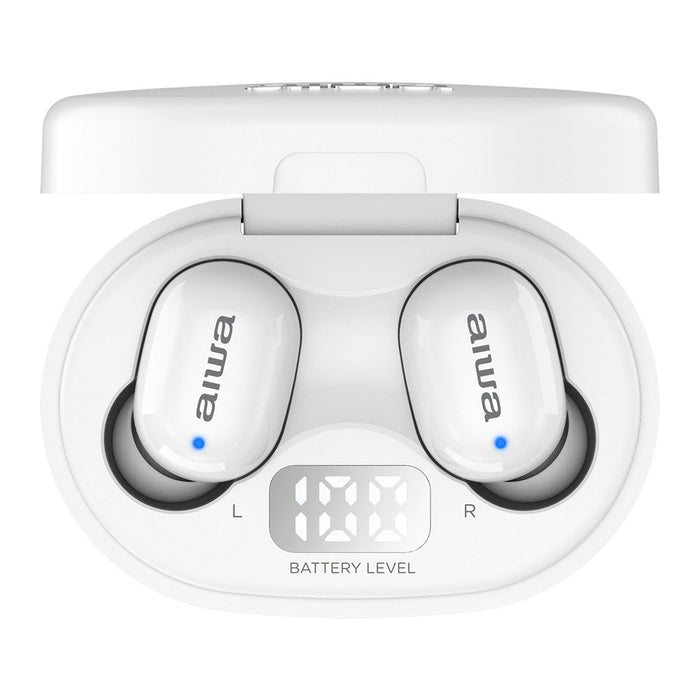 EAN 8435256897388 - Aiwa EBTW-150WT auricular y casco Auriculares Inalámbrico Dentro de oído Llamadas/Música Bluetooth Blanco imagen 9