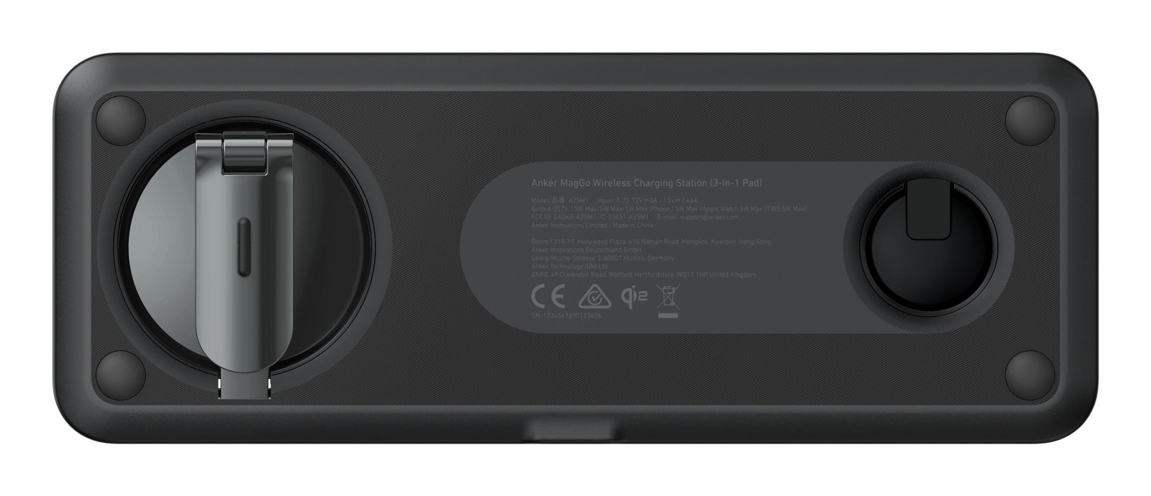 EAN 0194644173289 - Anker MagGo Universal Negro USB Cargador inalámbrico Carga rápida Interior imagen 2