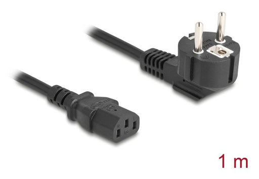 EAN 4043619812981 - DeLOCK 81298 cable de transmisión Negro 1 m Enchufe tipo E+F IEC C13 imagen 2