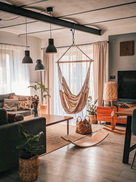 EAN 4030454002158 - AMAZONAS AZ-2030280 silla colgante Beige, Marrón Hamaca nido imagen 3