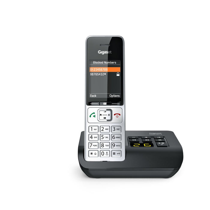 EAN 4250366866628 - Gigaset COMFORT 500A Teléfono DECT/analógico Identificador de llamadas Negro, Plata imagen 8