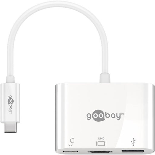 EAN 4040849621048 - Goobay 62104 base para portátil y replicador de puertos USB Tipo C Multicolor imagen 1