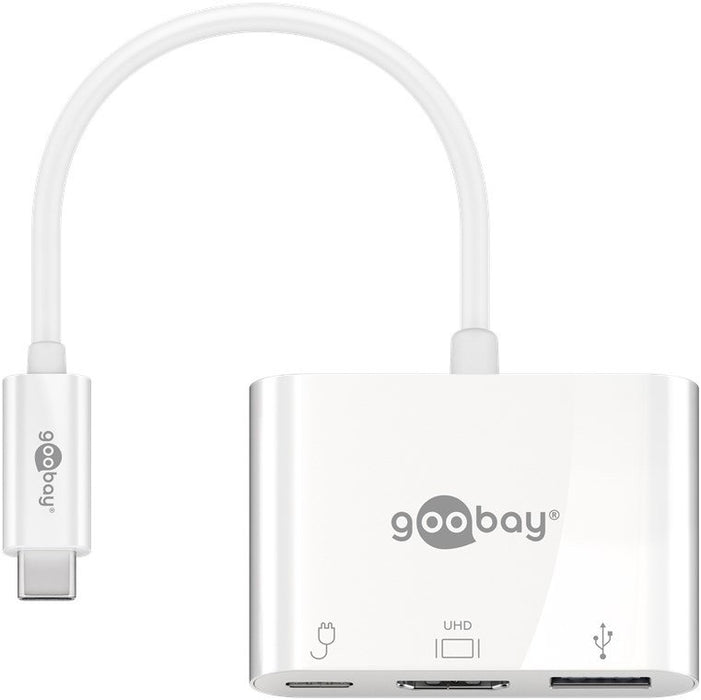 EAN 4040849621048 - Goobay 62104 base para portátil y replicador de puertos USB Tipo C Multicolor imagen 1