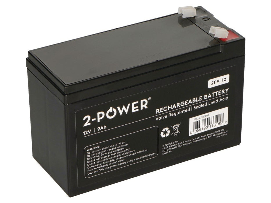 EAN 5055190113189 - 2-Power 2P9-12 batería para sistema ups Sealed Lead Acid (VRLA) 12 V 9 Ah imagen 3