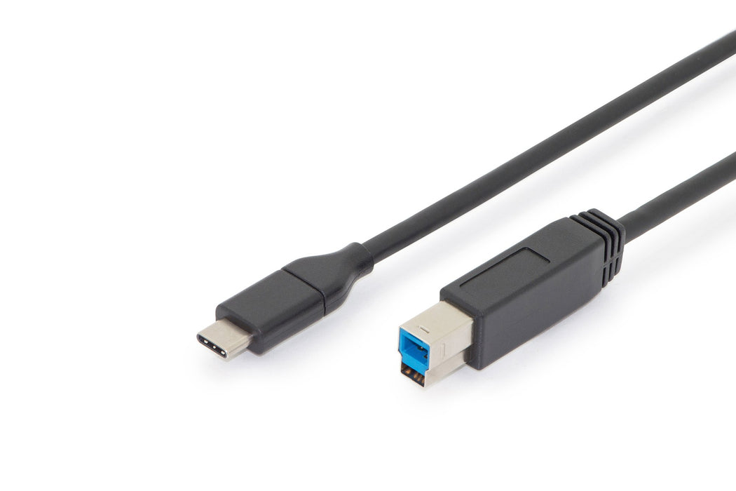 EAN 4016032437505 - Digitus AK-300149-010-S cable USB USB 2.0 1 m USB C USB B Negro imagen 1