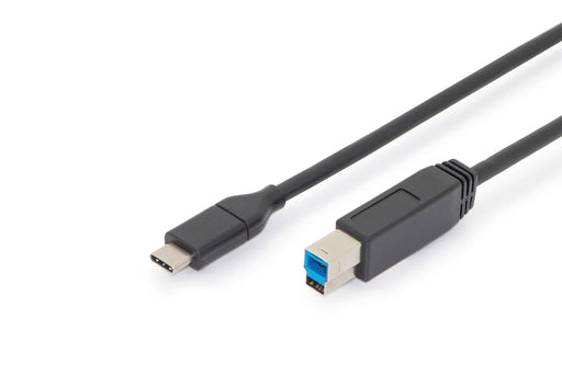 EAN 4016032437505 - Digitus AK-300149-010-S cable USB USB 2.0 1 m USB C USB B Negro imagen 1