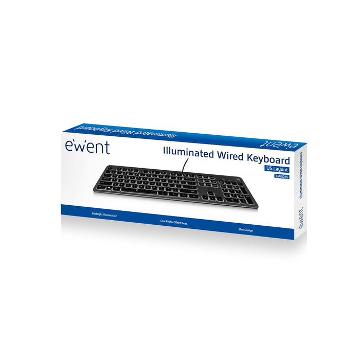 EAN 8052101430189 - Ewent EW3270 teclado Universal USB QWERTY Portugués Negro imagen 2