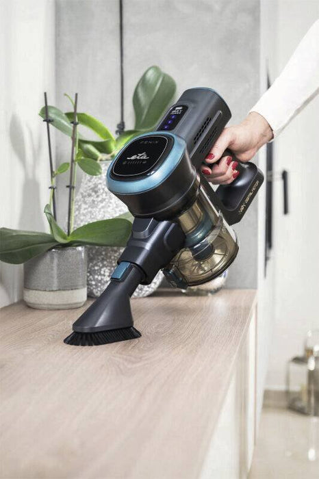 EAN 8590393366408 - Eta Fenix Aspiradora escoba 2 en 1 Batería Secar HEPA Sin bolsa 0,6 L Azul, Gris imagen 7