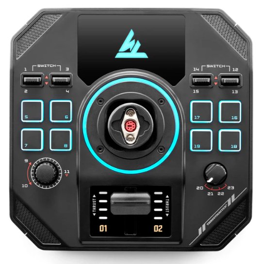 EAN 3362932916802 - Thrustmaster Sol-R 4 HOTAS Negro USB Joystick/Palanca de control lateral + cuadrante de aceleración Analó imagen 5