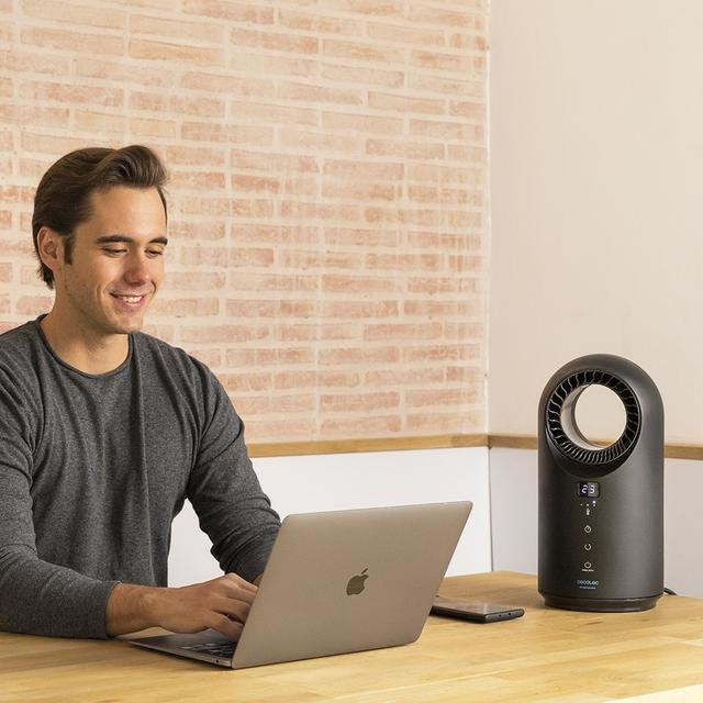 EAN 8435484053716 - Cecotec ReadyWarm 8400 Bladeless Connected Interior Negro 1500 W Ventilador eléctrico imagen 11