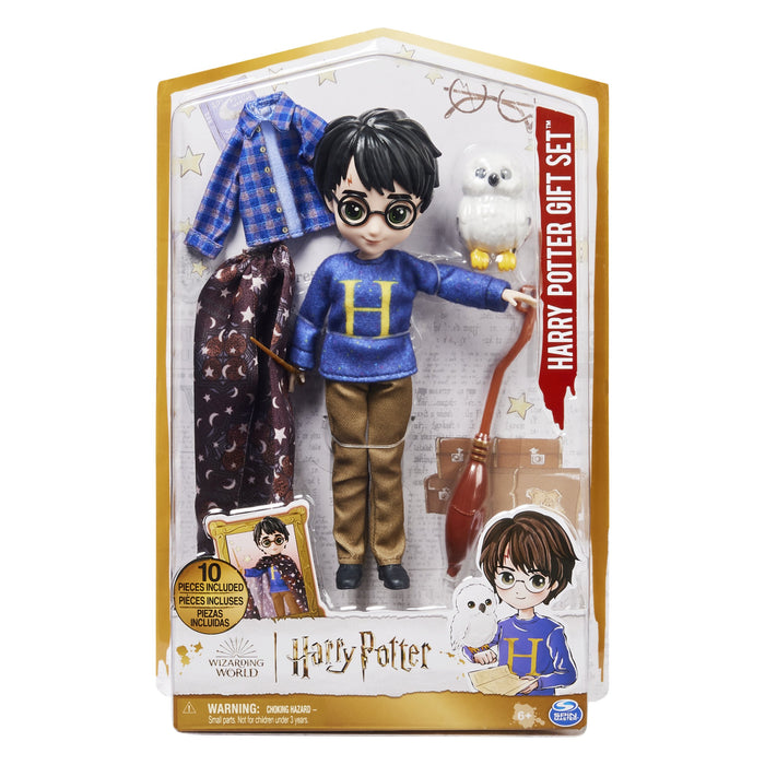 EAN 0778988344194 - Wizarding World WWO DOL 8in Deluxe V3 Harry GiftSet GML imagen 2