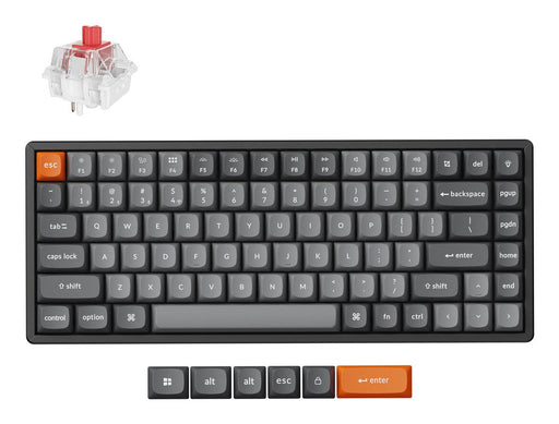 EAN 4894979022530 - Keychron K2 Max teclado Universal USB + RF Wireless + Bluetooth QWERTZ Alemán Negro, Gris imagen 1
