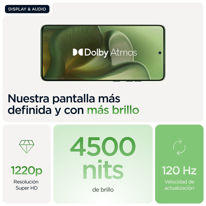 EAN 8033779080463 - Motorola edge 60 16,9 cm (6.67") SIM doble Android 15 5G USB Tipo C 8 GB 256 GB 5200 mAh Verde imagen 18