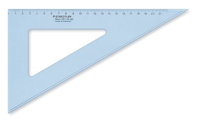 EAN 4007817534052 - Staedtler Mars 567 Regla de escritorio 260 mm Plástico Azul, Transparente 1 pieza(s) imagen 2