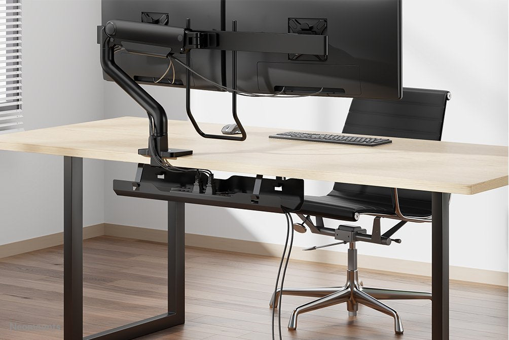 EAN 8721246340041 - Neomounts ADS07-122BL organizador de cables Bandeja de cables Negro 1 pieza(s) imagen 10