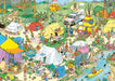 EAN 8710126190876 - Jan van Haasteren Camping in the Forest 2000 pcs Puzzle rompecabezas 2000 pieza(s) Cómics imagen 2