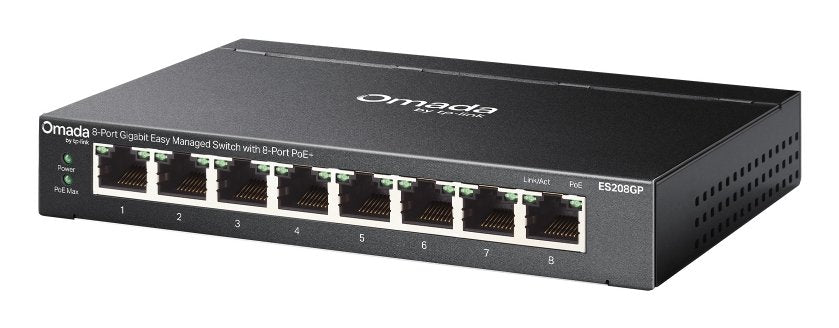 EAN 1210002609708 - TP-Link Omada ES208GP switch Gestionado L2 Gigabit Ethernet (10/100/1000) Energía sobre Ethernet (PoE) DI imagen 3