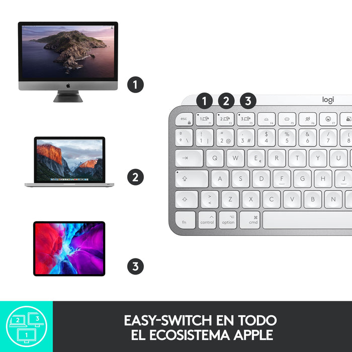 EAN 5099206099135 - Logitech 920-010523 teclado Universal Bluetooth QWERTY Español Gris imagen 11