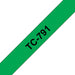EAN 4977766050760 - Brother TC-791 cinta para impresora de etiquetas Negro sobre verde imagen 1