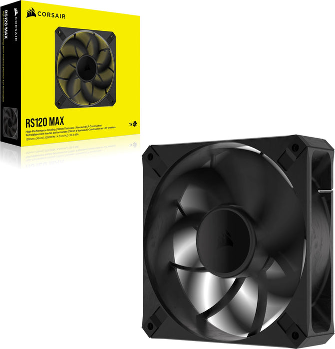 EAN 0840006669944 - Corsair RS120 MAX Carcasa del ordenador Ventilador 12 cm Negro 1 pieza(s) imagen 4