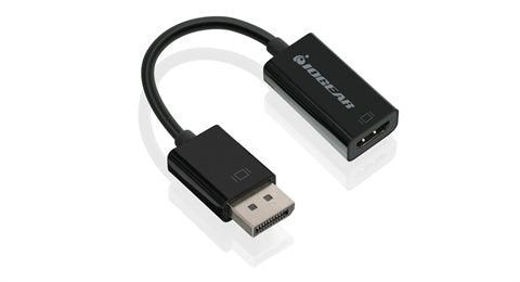 EAN 0881317513311 - iogear GDPHD4KA adaptador de cable de vídeo 0,086 m DisplayPort HDMI tipo A (Estándar) Negro imagen 2