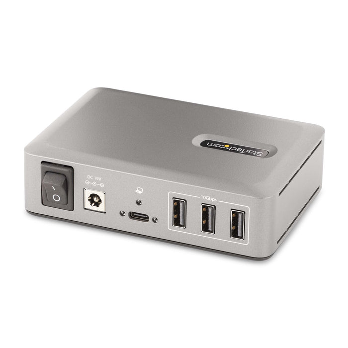 EAN 0065030899017 - StarTech.com 10G8A2CS-USB-C-HUB hub de interfaz USB 3.2 Gen 2 (3.1 Gen 2) Type-C 10000 Mbit/s Gris imagen 2