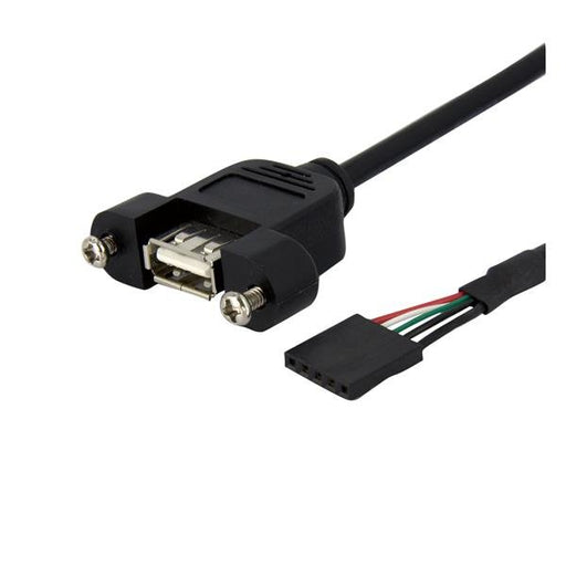 EAN 0065030852081 - StarTech.com USBPNLAFHD3 cable USB 0,9 m Negro imagen 1