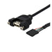 EAN 0065030852081 - StarTech.com USBPNLAFHD3 cable USB 0,9 m Negro imagen 1
