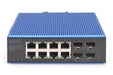 EAN 4016032490487 - Digitus DN-651152 switch No administrado Gigabit Ethernet (10/100/1000) Negro, Azul imagen 2