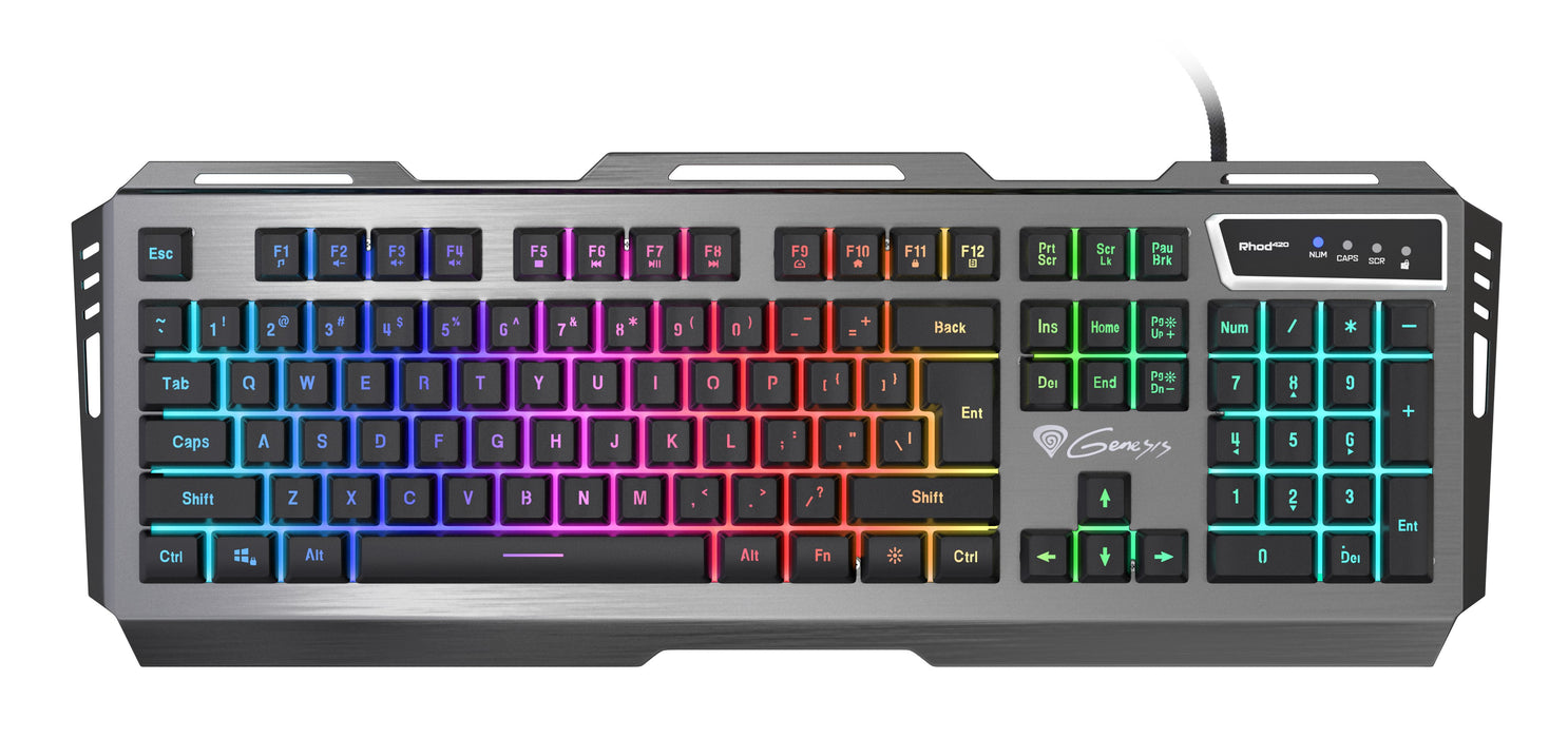 EAN 5901969412031 - GENESIS Rhod 420 RGB teclado Juego USB QWERTY Internacional de EE.UU. Negro imagen 4