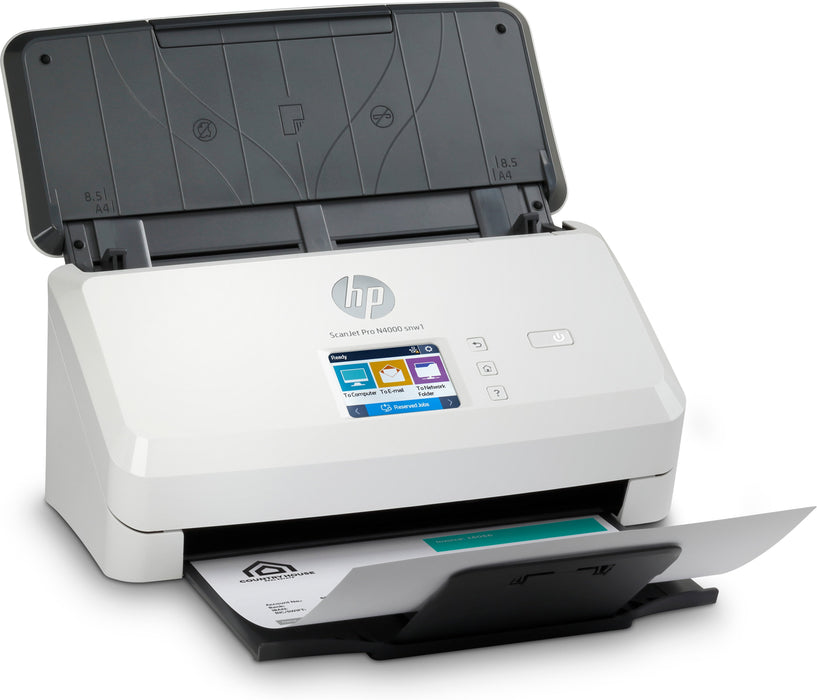 EAN 0193808948688 - HP Scanjet Pro N4000 snw1 Sheet-feed Scanner Escáner alimentado con hojas 600 x 600 DPI A4 Negro, Blanco imagen 3