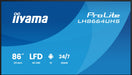 EAN 4948570125357 - iiyama LH8664UHS-B3AG pantalla de señalización Pantalla plana para señalización digital 2,17 m (85.6") Wi imagen 2