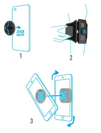 EAN 3700992505763 - Mobilis BRAZALETE UNIV U.FIX RUN KIT . funda para teléfono móvil Brazalete caso Negro imagen 4