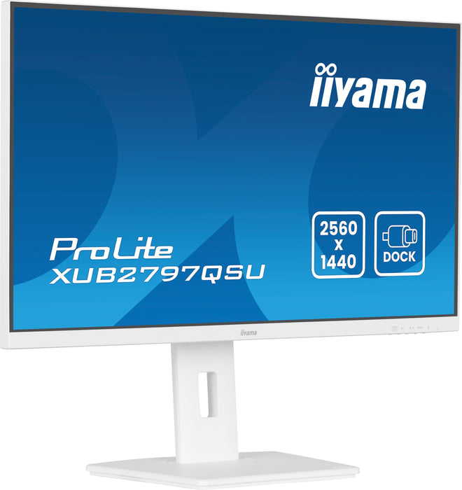 EAN 4948570125111 - iiyama ProLite XUB2797QSU-W2 pantalla para PC 68,6 cm (27") 2560 x 1440 Pixeles Quad HD LED Blanco imagen 4