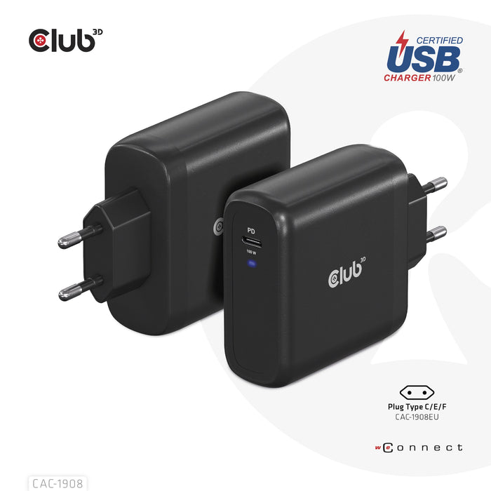 EAN 8719214472337 - CLUB3D CAC-1908 cargador de dispositivo móvil Mando para videojuegos, Ordenador portátil, Teléfono móvil, imagen 2