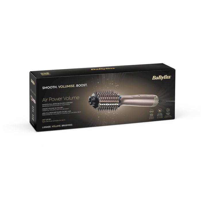 EAN 3030050190915 - BaByliss Air Power Volume Cepillo de aire caliente Champán 1000 W imagen 18