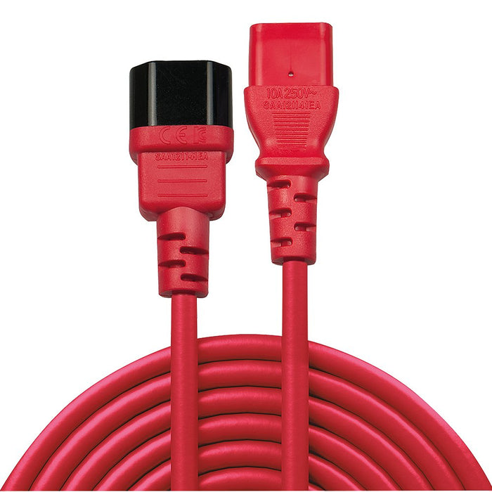 EAN 4002888304788 - Lindy 30478 cable de transmisión Rojo 2 m C14 acoplador C13 acoplador imagen 2