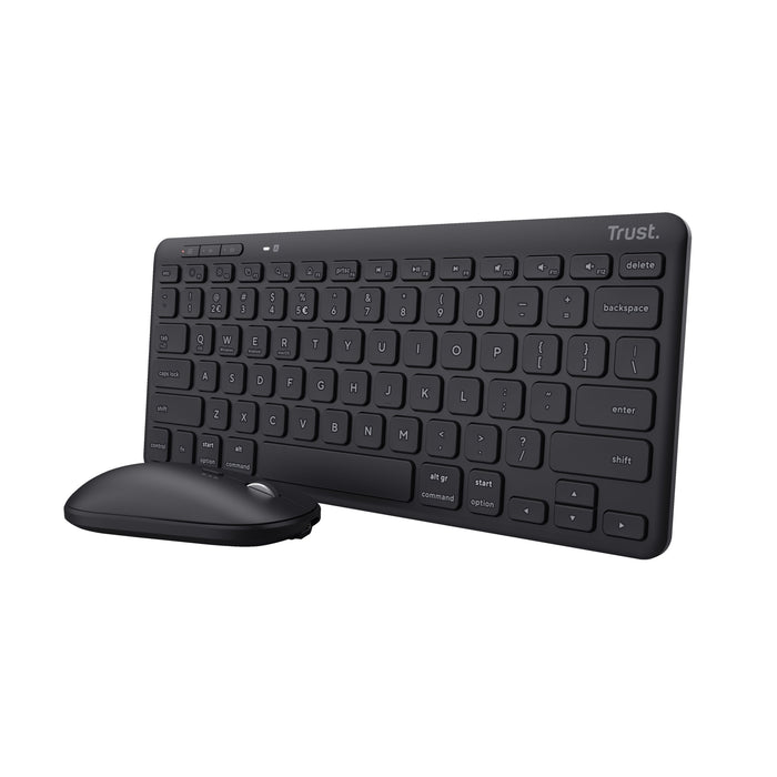 EAN 8713439248432 - Trust Lyra teclado Ratón incluido Oficina RF Wireless + Bluetooth QWERTY Inglés Negro imagen 1