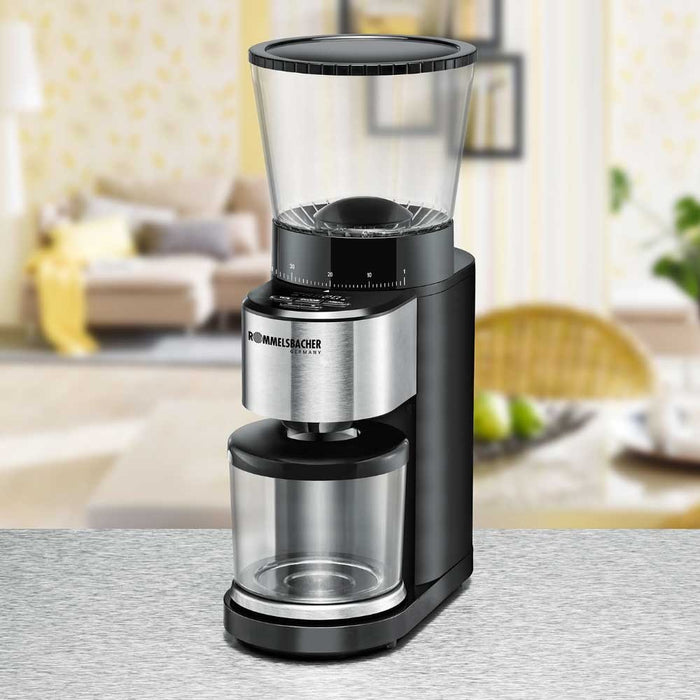 EAN 4001797864109 - Rommelsbacher EKM 500 molinillo de café Negro, Acero inoxidable imagen 4