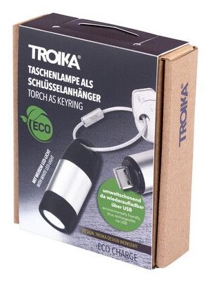 EAN 4024024200280 - TROIKA ECO CHARGE Negro, Gris Linterna de llavero LED imagen 5