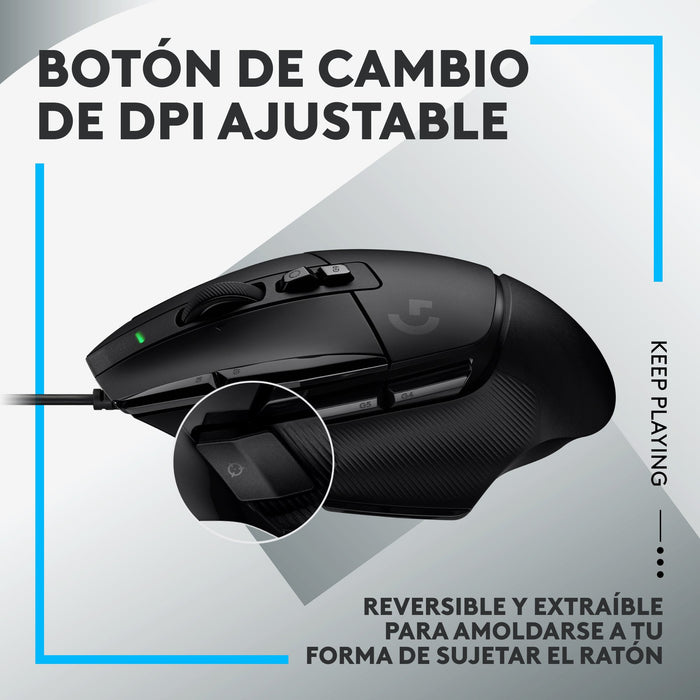 EAN 5099206096301 - Logitech G 910-006139 ratón Juego mano derecha USB tipo A Óptico 25600 DPI imagen 11