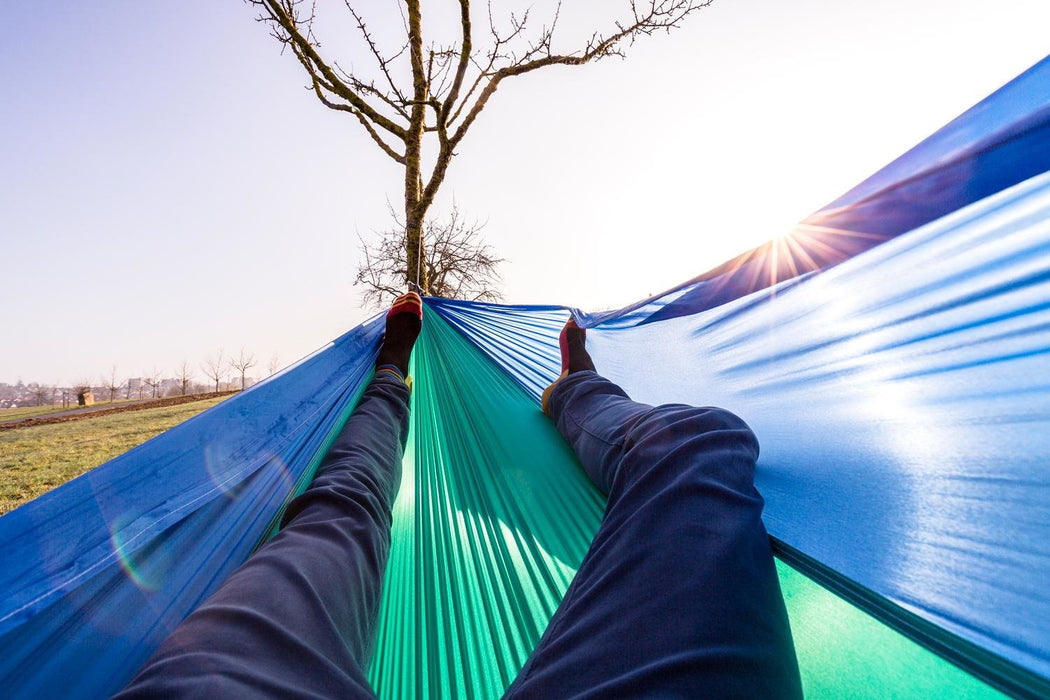 EAN 4030454005791 - AMAZONAS Adventure Hammock Hamaca colgante 1 personas(s) Nylon, Antidesgarros Azul, Color menta imagen 12