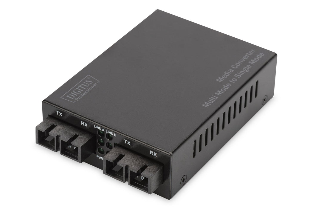 EAN 4016032445739 - Digitus DN-82024 convertidor de medio 100 Mbit/s 1310 nm Multimodo, Monomodo Negro imagen 1