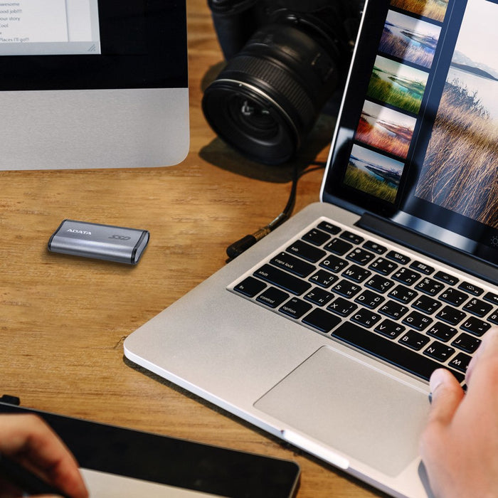 EAN 4711085945570 - ADATA Elite SE880 4 TB USB Tipo C USB 3.2 Gen 2x2 Gris imagen 11